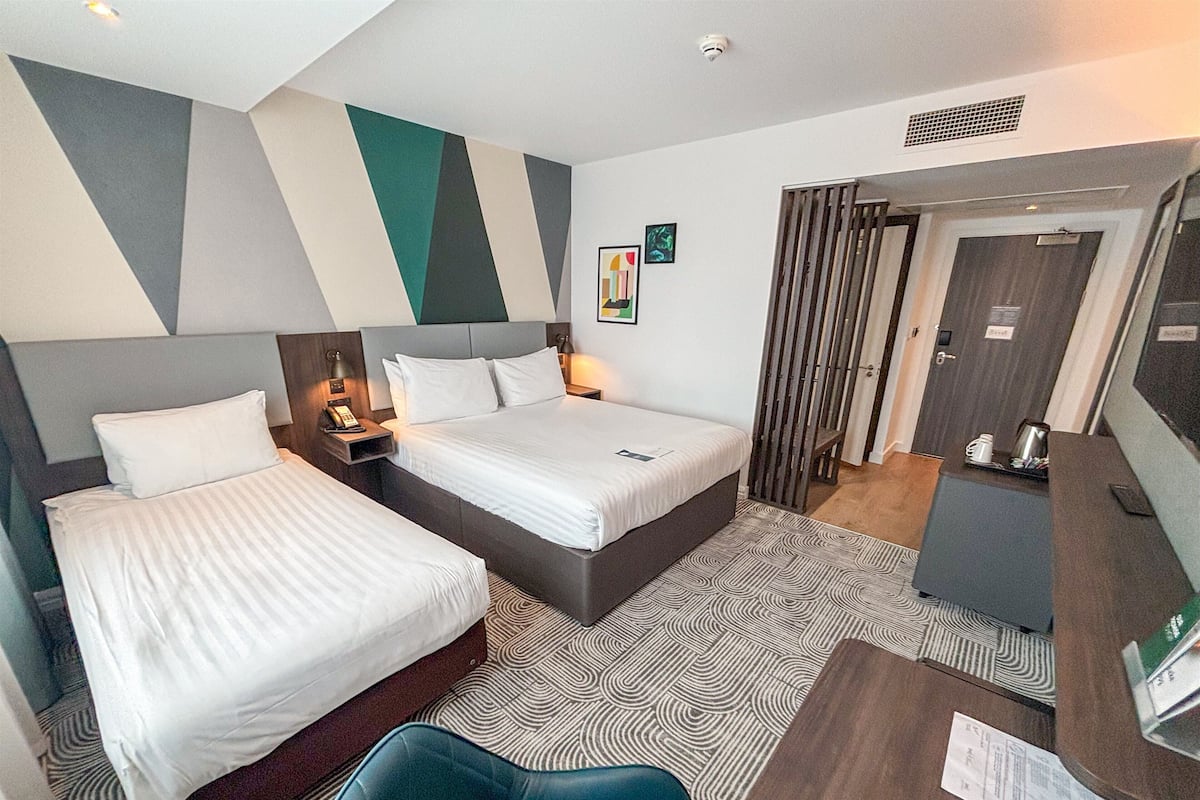 Standard Room, Multiple Beds | Hypo-allergenic bedding, in-room safe, desk, laptop workspace