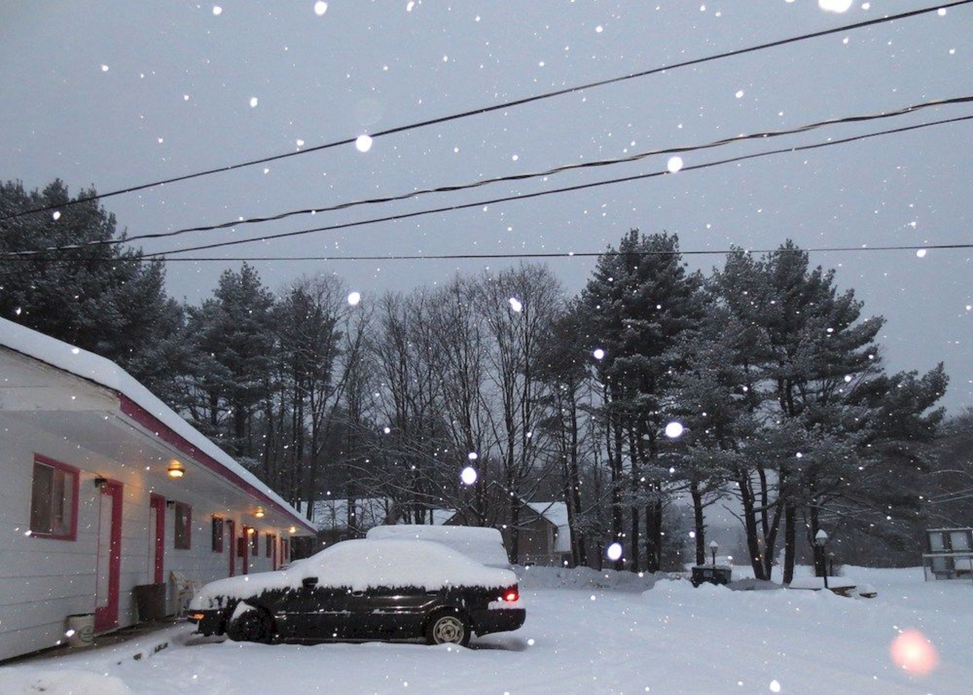 Front of property – evening/night