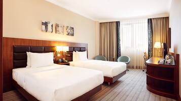 Chambre, 2 lits une place