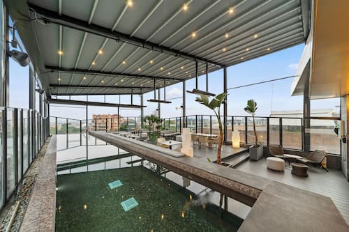 Terrasse sur le toit