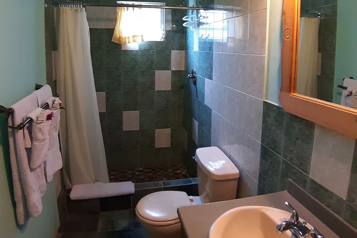 Apartment, 1 Bedroom | Bathroom | Shower, towels