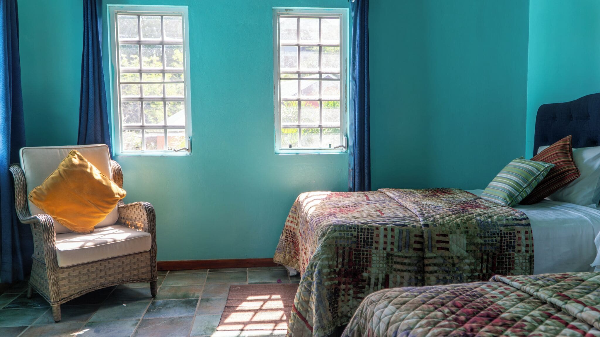 Twin Room | In-room safe, desk, laptop workspace, iron/ironing board