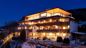 Front of property – evening/night