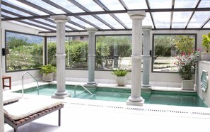 Indoor pool, outdoor pool