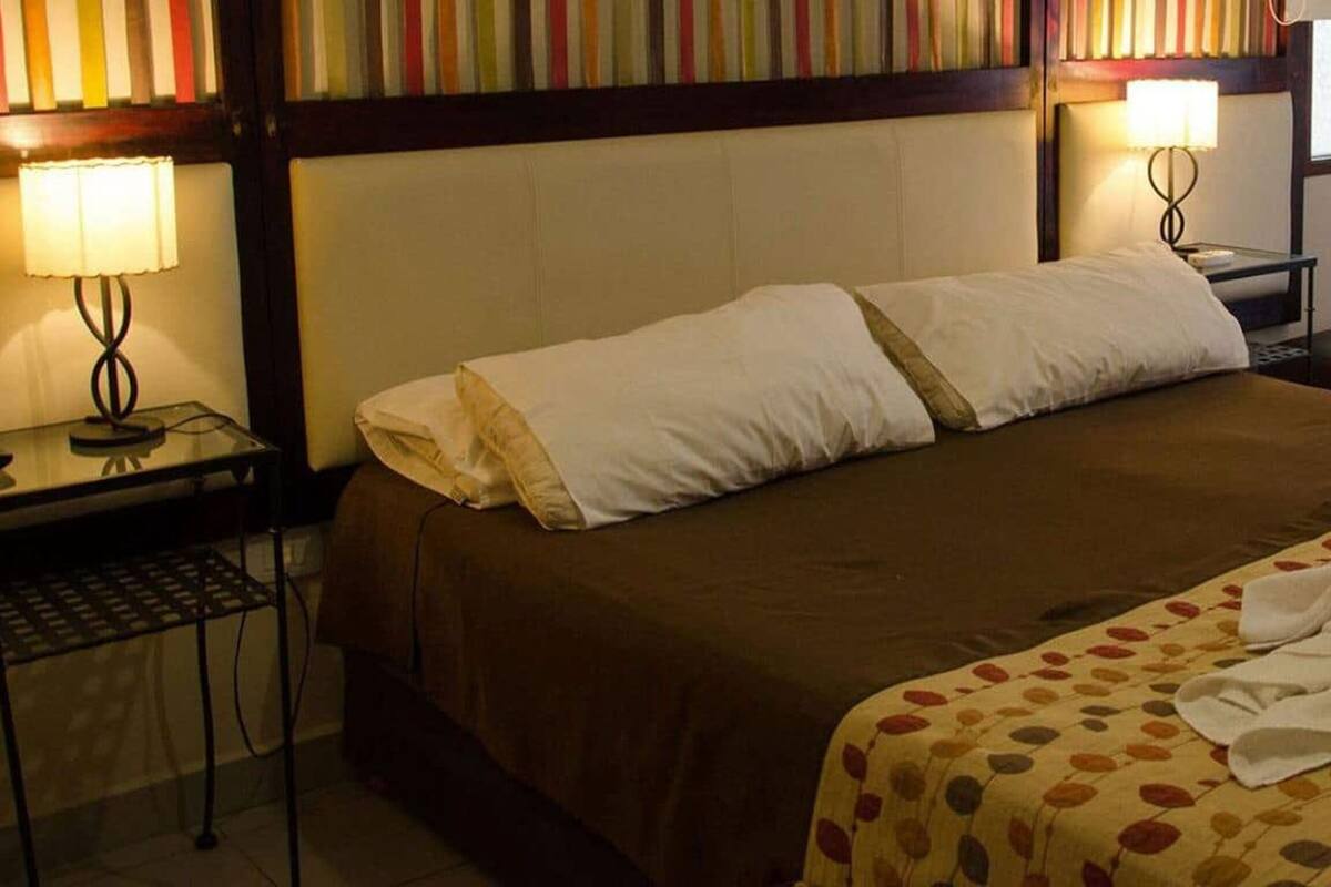 Standard Double or Twin Room | In-room safe, desk, laptop workspace, blackout drapes