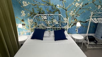 1 camera, biancheria da letto ipoallergenica, copriletto in piuma