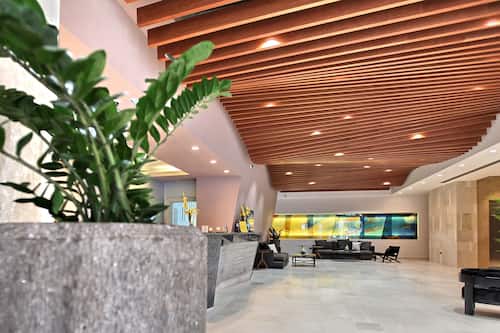 Interior entrance