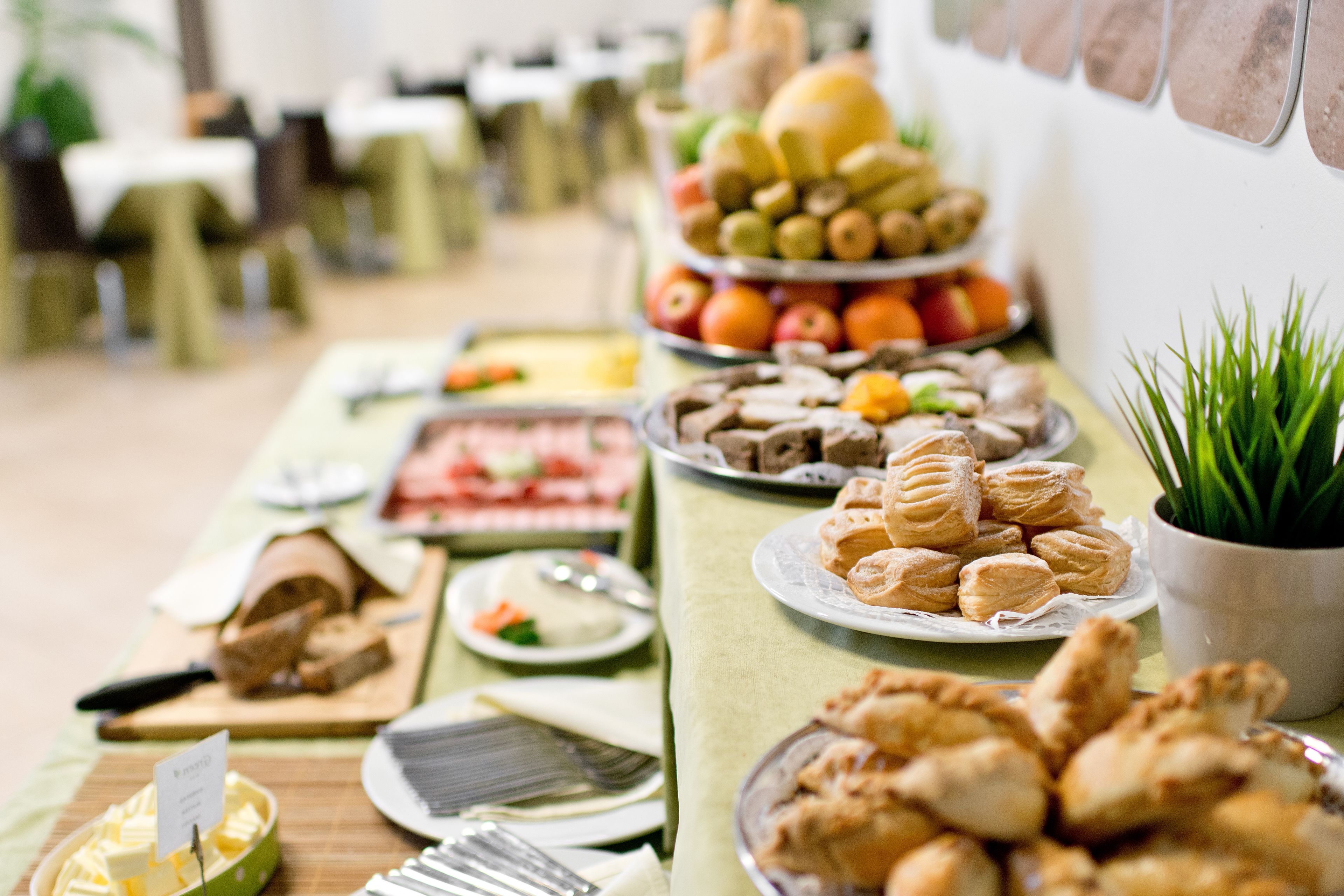 Daily buffet breakfast (EUR 7 per person)