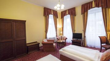 In-room safe, desk, blackout drapes, iron/ironing board