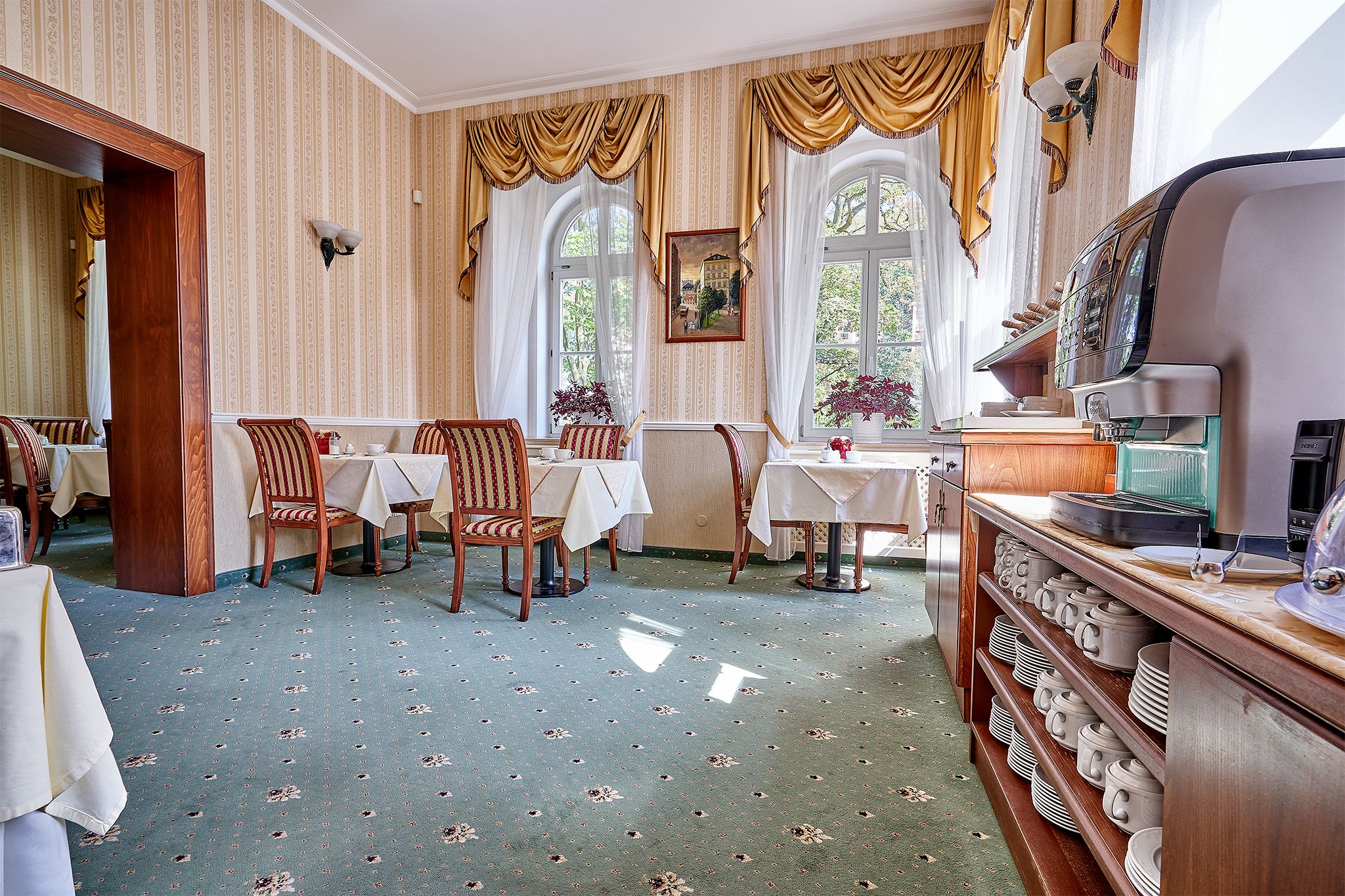 daily buffet breakfast (czk 300 per person)