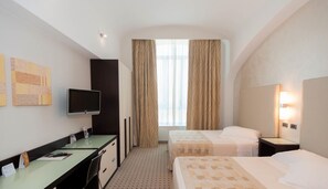 Premium bedding, in-room safe, desk, soundproofing