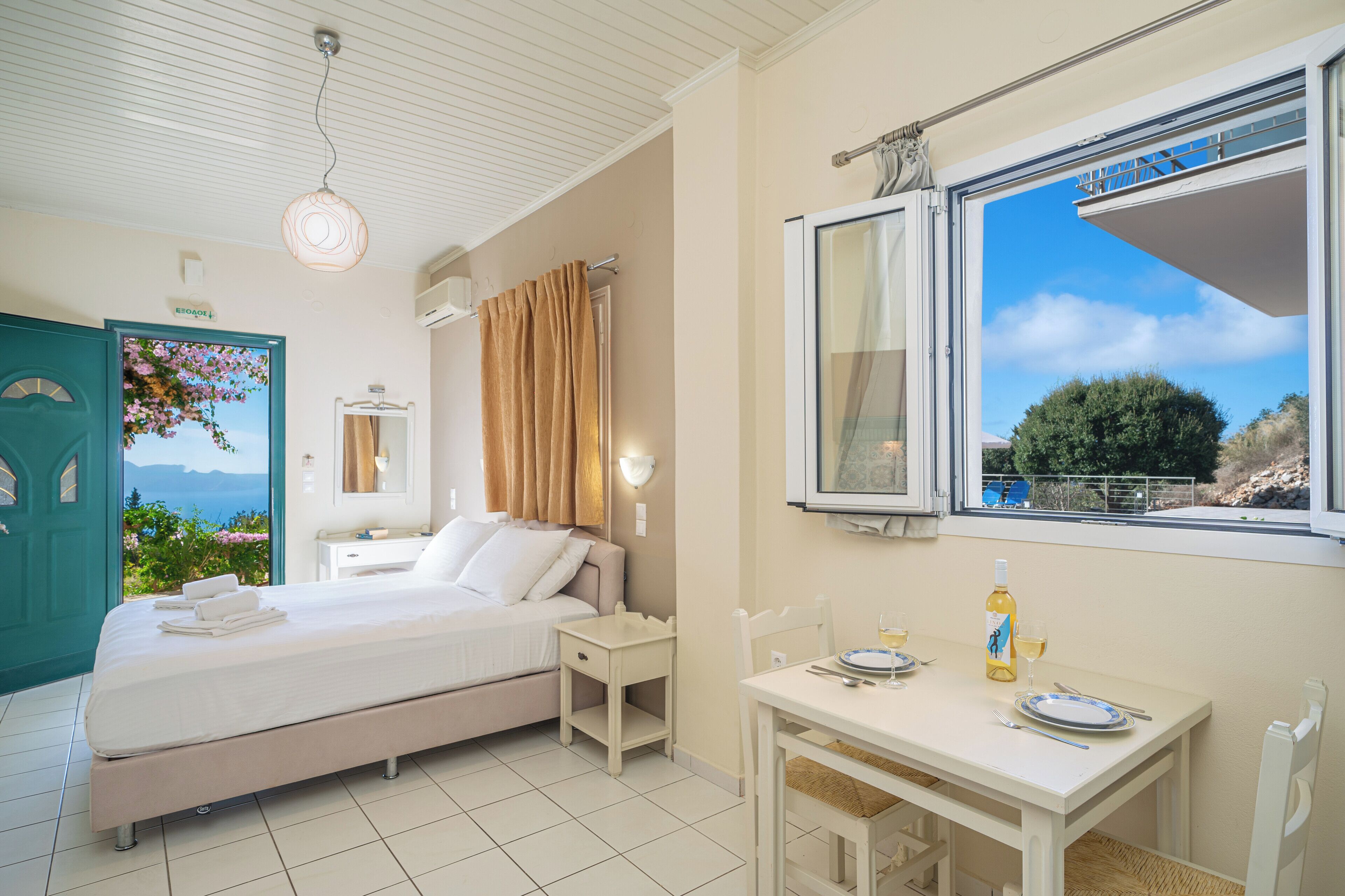 Studio, Meerblick, Erdgeschoss | Daunenbettdecken, Zimmersafe, schallisolierte Zimmer