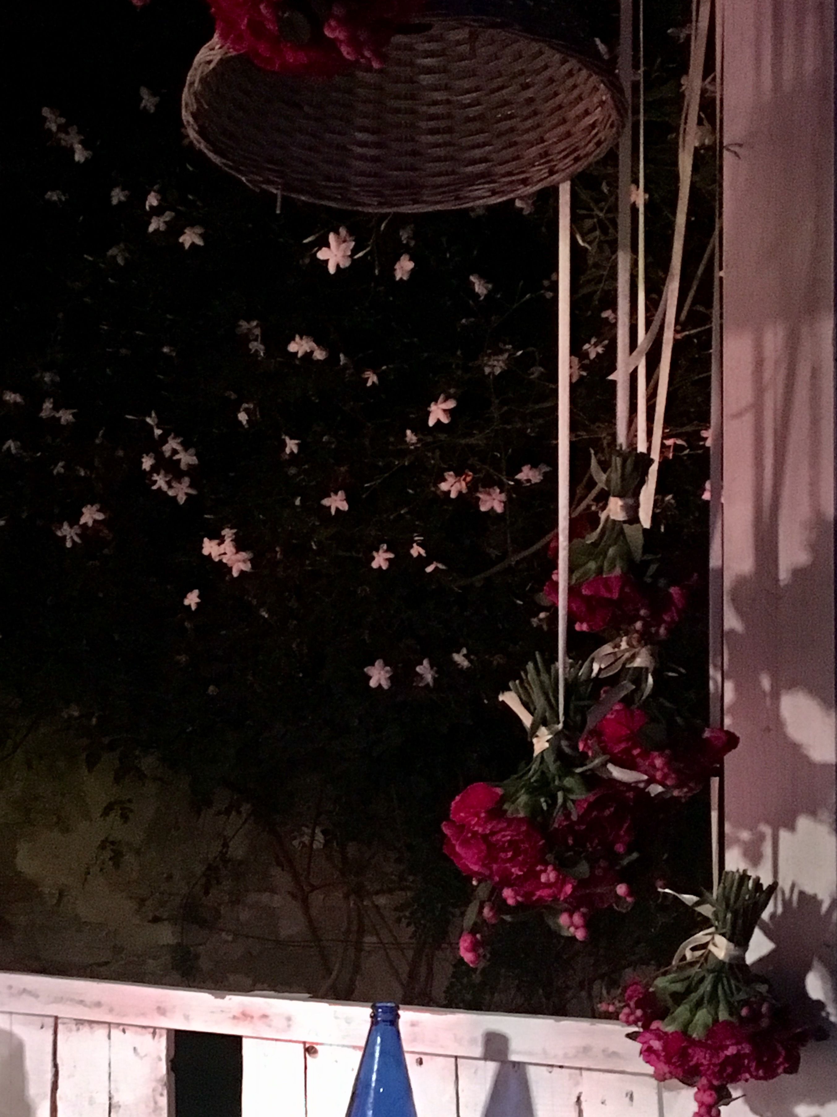 outdoor banquet area