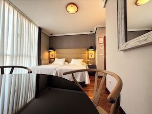 Double Room | Premium bedding, memory foam beds, in-room safe, individually decorated