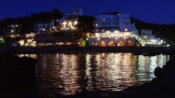 Front of property – evening/night