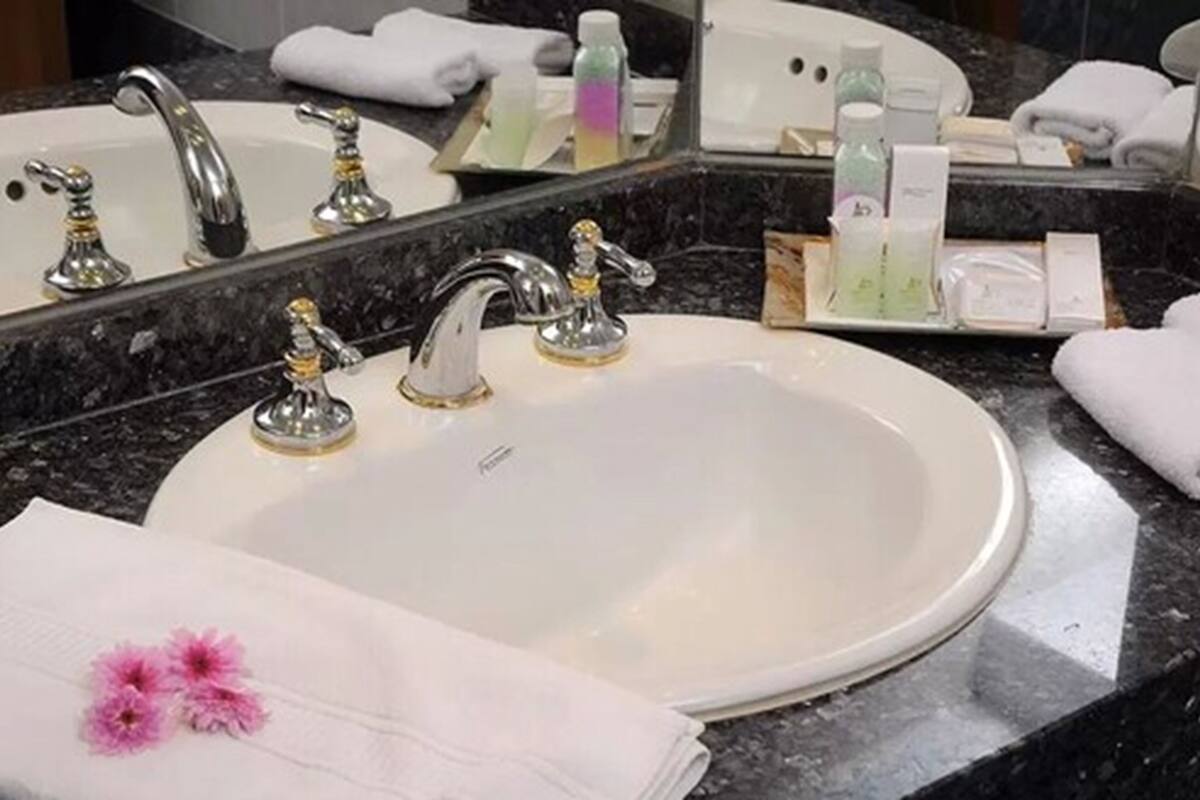 premium room | bathroom | free toiletries, hair dryer, bidet, towels