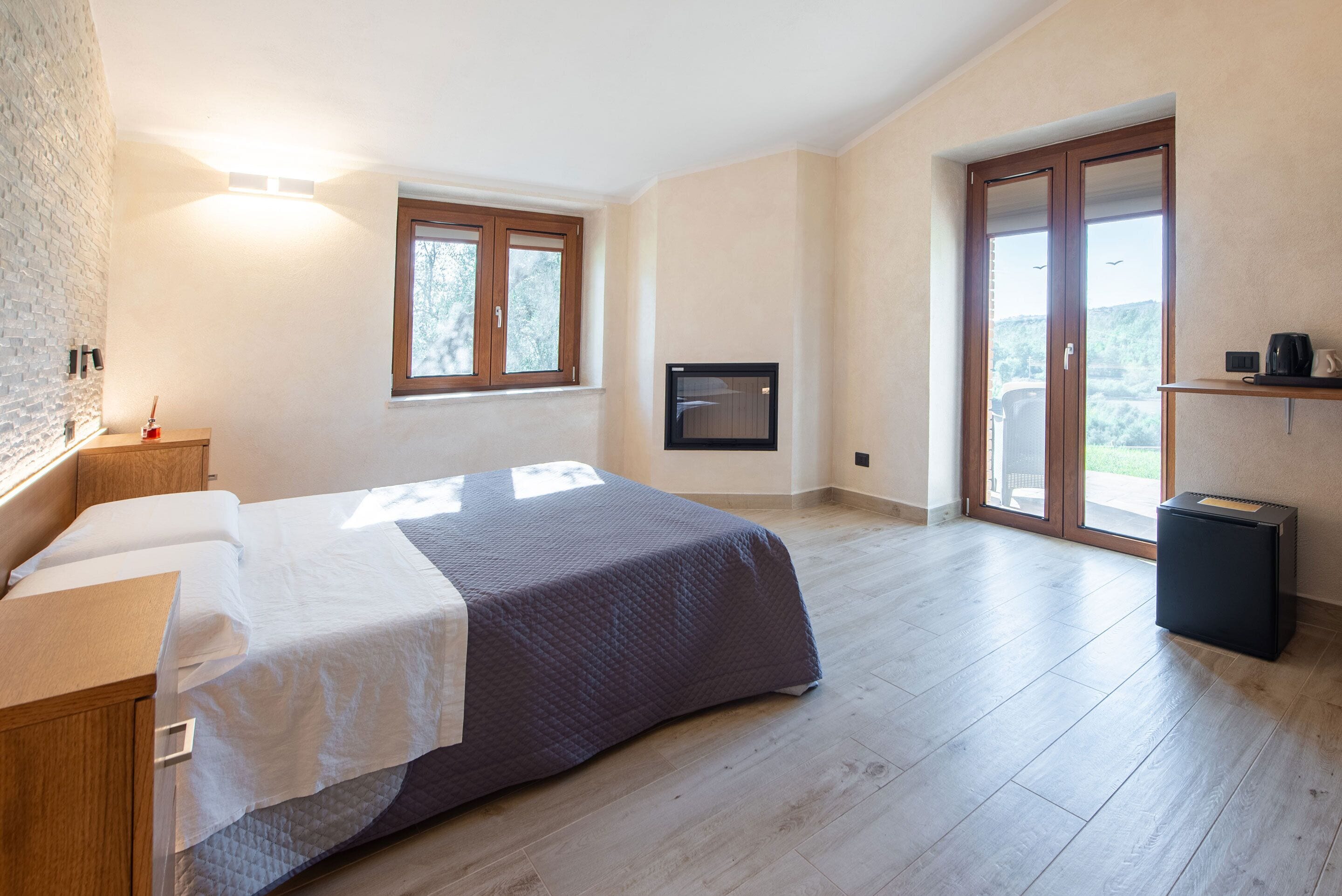 Design-Doppelzimmer | Zimmersafe, kostenloses WLAN, Bettwäsche