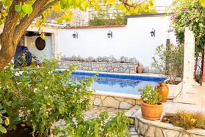 Blick von der Unterkunft