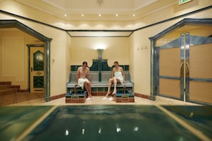Espace de soins pour les couples, sauna, hammam, soins corporels