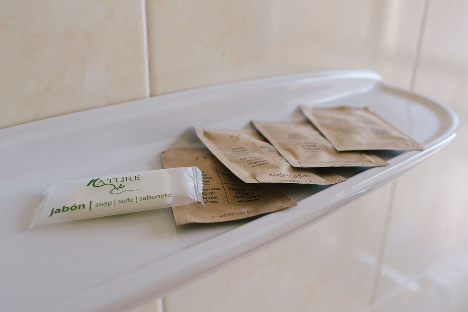 quadruple room | bathroom | free toiletries, hair dryer, bidet, towels