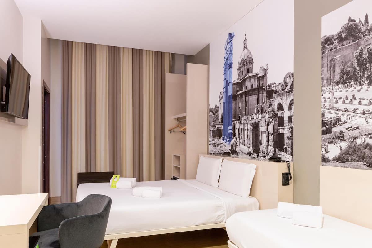 In-room safe, desk, iron/ironing board, free cribs/infant beds