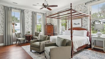 Deluxe Room, 1 King Bed, Fireplace, Bay View (Not Pet Friendly) | 1 bedroom, Egyptian cotton sheets, premium bedding, memory foam beds