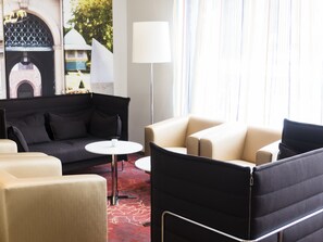 Lobby sitting area - Finn Apartments (Lund)