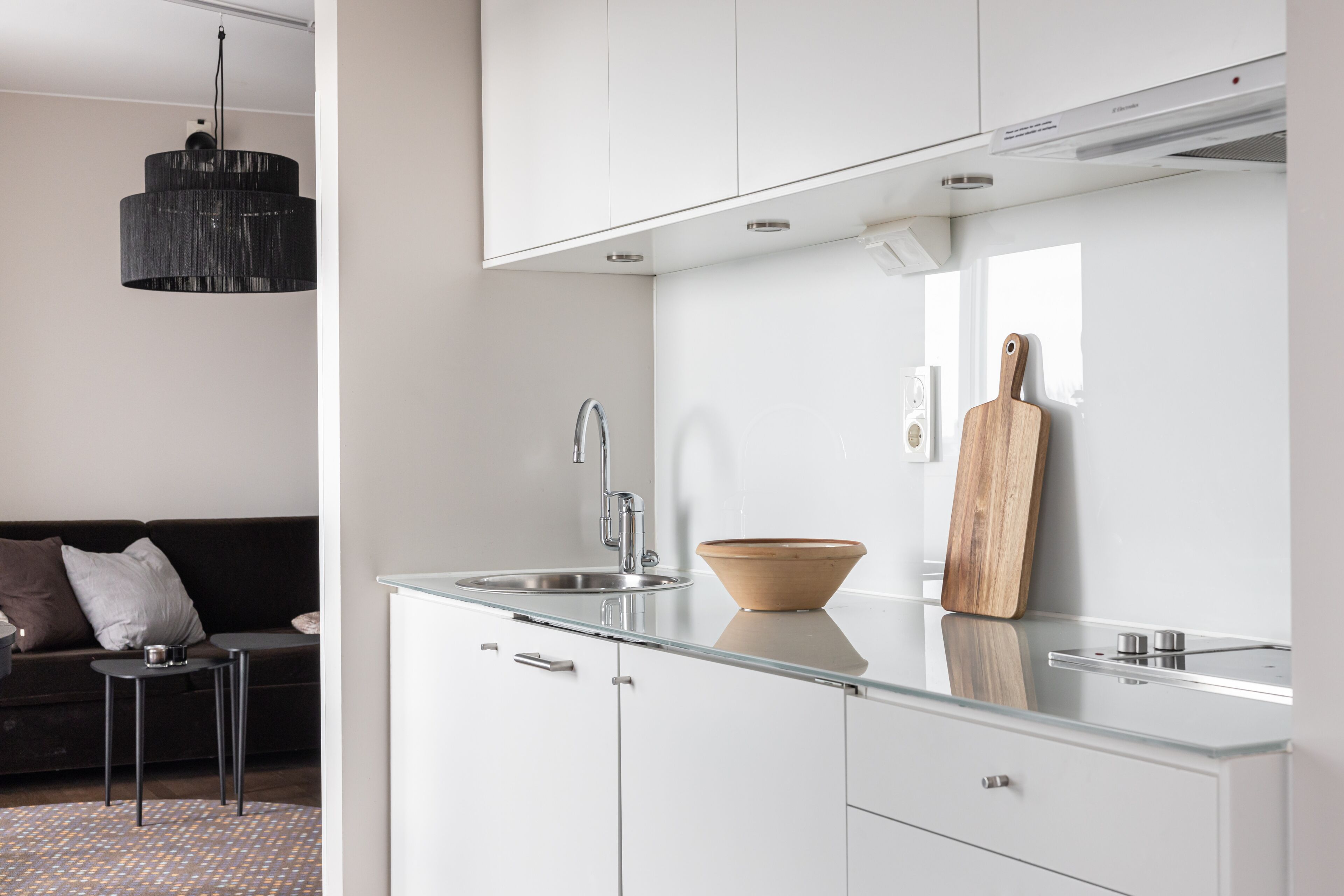 Studio suite with balcony | Cocina privada