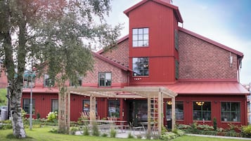 Overnatningsstedets facade