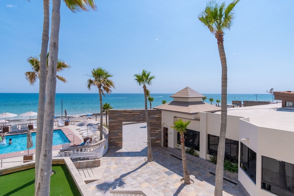 Uitzicht vanuit de kamer