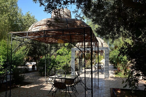 Blick auf den Garten