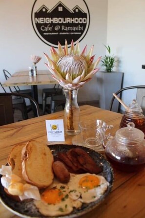 Daily cooked-to-order breakfast (ZAR 85 per person) - Ramasibi Guest Services (Cape Town)