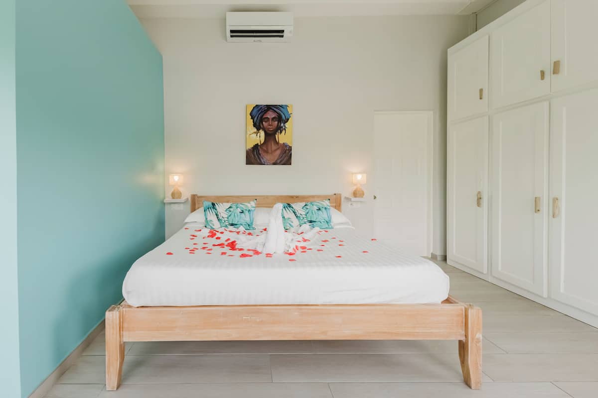 Standard Double Room, 1 King Bed, Non Smoking, Pool View | 1 bedroom, premium bedding, in-room safe, desk