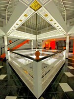 24-inch LCD TV with satellite channels, heated floors