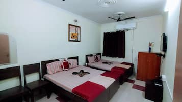 Family Room (Four Bed) Non AC | Down comforters, in-room safe, individually furnished