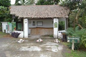 Entrada de la propiedad
