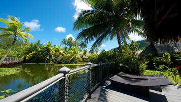 Bungalow Premium, vue lac | Solarium