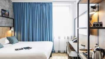 Premium Double Room | Premium bedding, desk, blackout drapes, soundproofing