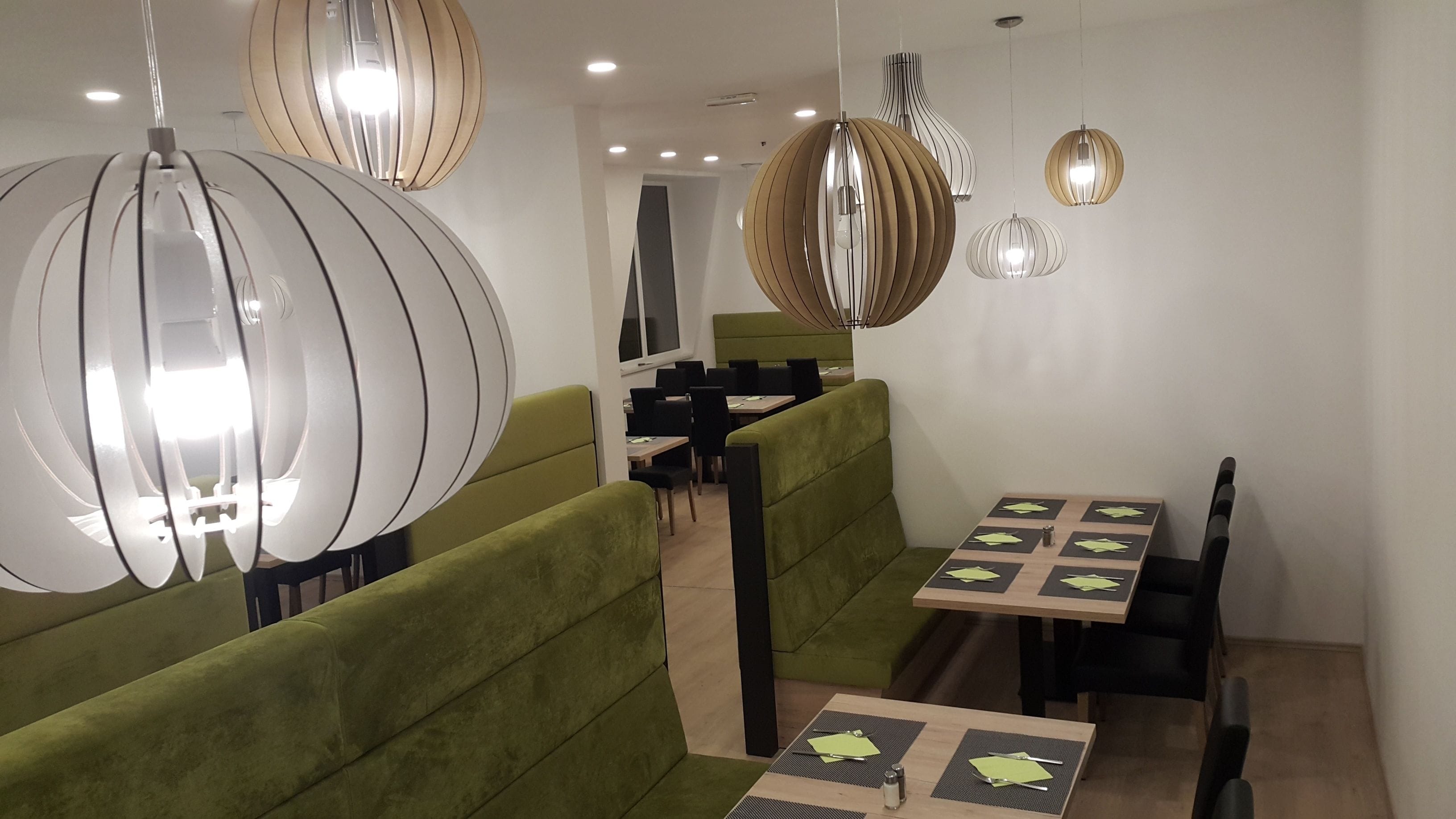 breakfast, lunch and dinner served