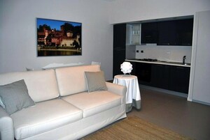 26-inch flat-screen TV with digital channels, LCD TV