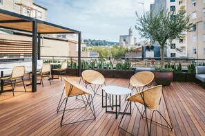 Terrace/patio - Hotel Ultonia (Girona)
