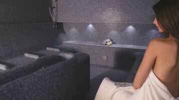 Sauna, Körperbehandlungen, Aromatherapie, Ganzkörperwickelbehandlung