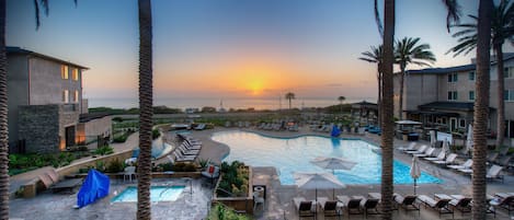 Outdoor pool, pool cabanas (surcharge), pool umbrellas