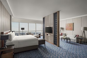 1 chambre, literie de qualité supérieure, surmatelas, minibar