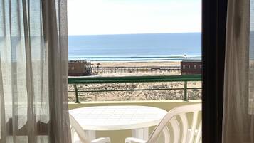 Blick vom Balkon
