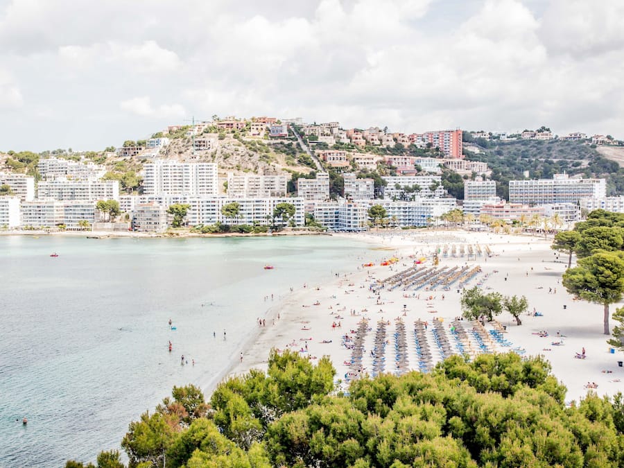 Utsikt fra overnattingsstedet