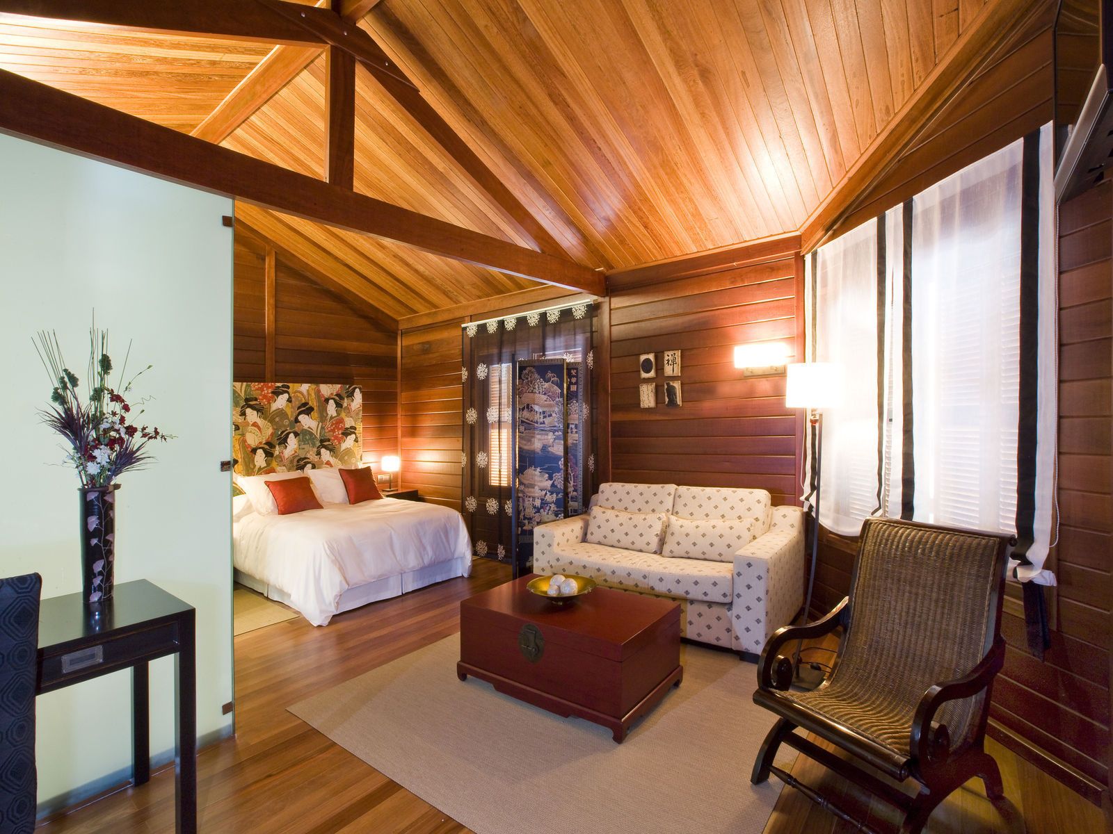 quad room for 4 people | down duvets, memory-foam beds, minibar, in-room safe