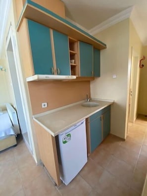Family Apartment | Private kitchen | Mini-fridge
