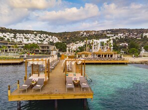 国际美食,海滩景观