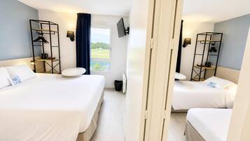 Standard Room, Multiple Beds, Connecting Rooms | Premium bedding, blackout drapes, soundproofing, cribs (free)